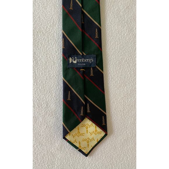 yApre Men's Necktie Multicolor Italian Silk Tie Made in USA 3.3” X 56” EUC - Picture 2 of 7